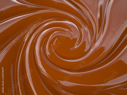 Chocolate cream, 3D