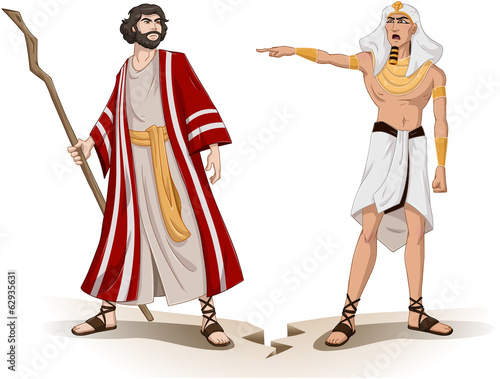 Fotografia Pharaoh Sends Moses Away For Passover