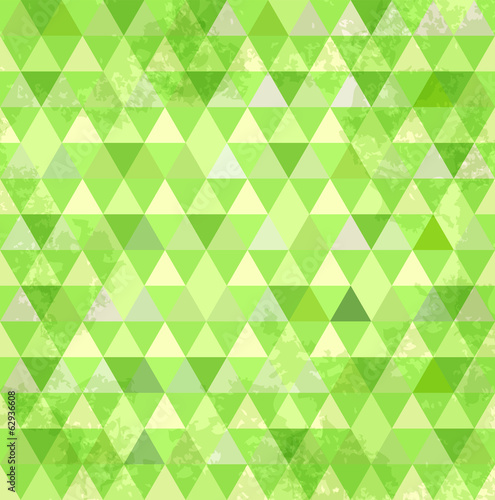 Green mosaic background