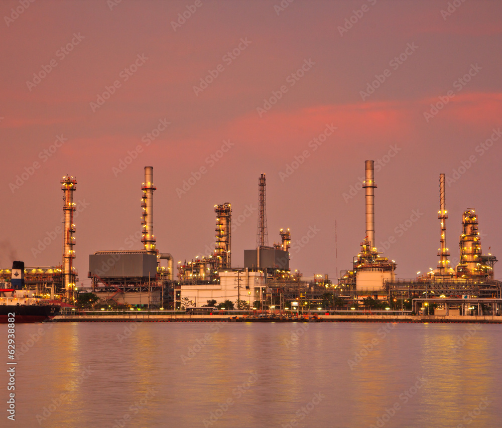 Oil refinery industrial
