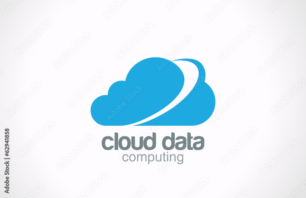 Cloud computing vector logo design. Global internet network Cloud computing vector logo design. Global internet network