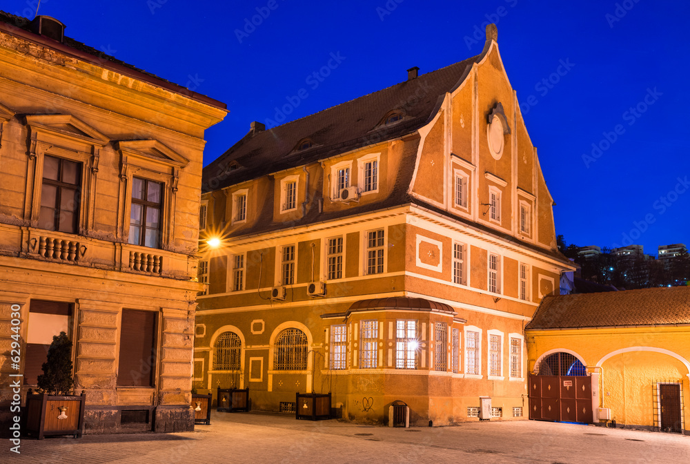 Fototapeta premium Medieval architecture, Brasov, Romania