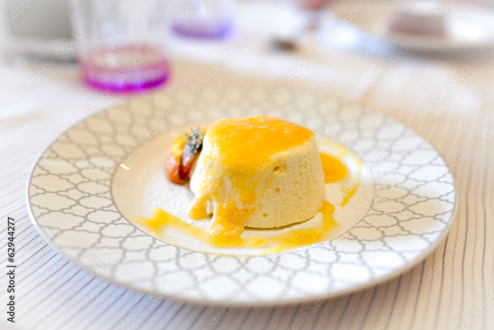 Fototapeta premium Italian Desserts - Semifreddo All'Arancia