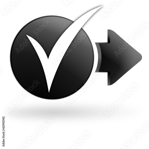 valider sur bouton noir