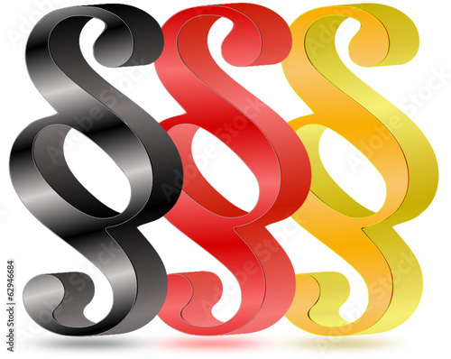 Paragrafen Deutschlandfarben  #140323-svg03