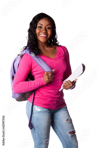 Happy highschool college student photo