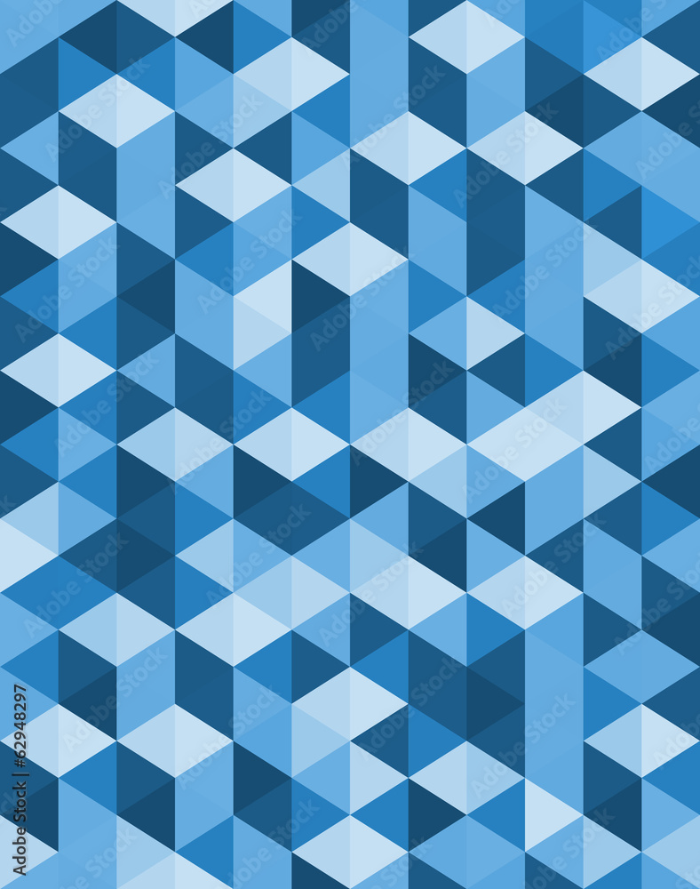 Abstract blue triangle background Abstract blue triangle background