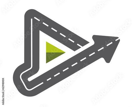Triangle road symbol