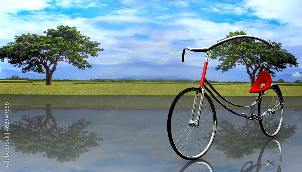 Fototapeta premium concept of electric bike
