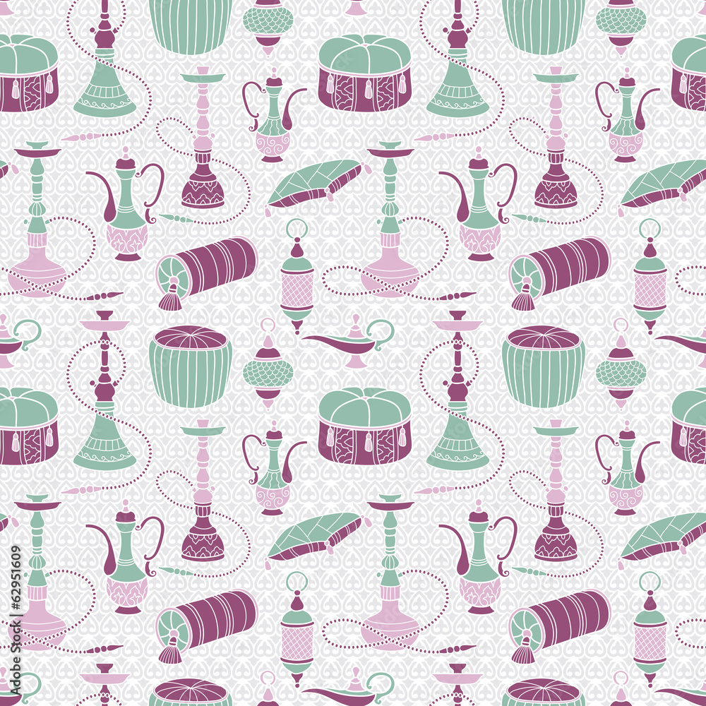 Hookah seamless pattern Hookah seamless pattern