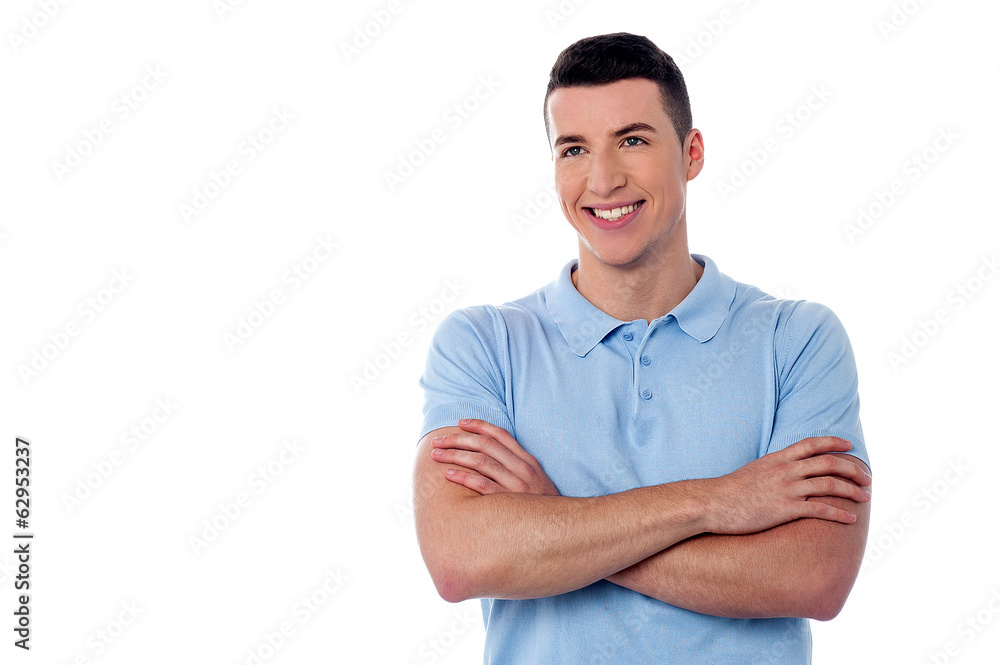 Confident young smart guy Confident young smart guy