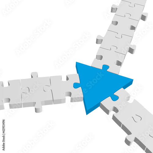 Puzzle Verbindung / Teamwork