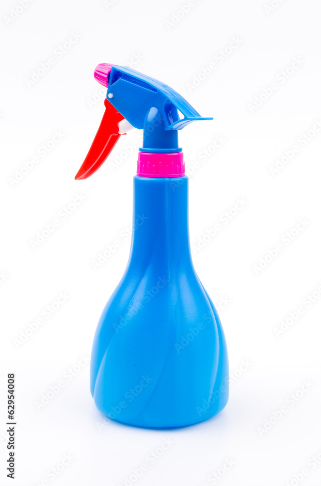 Spray bottles isolated white background Spray bottles isolated white background
