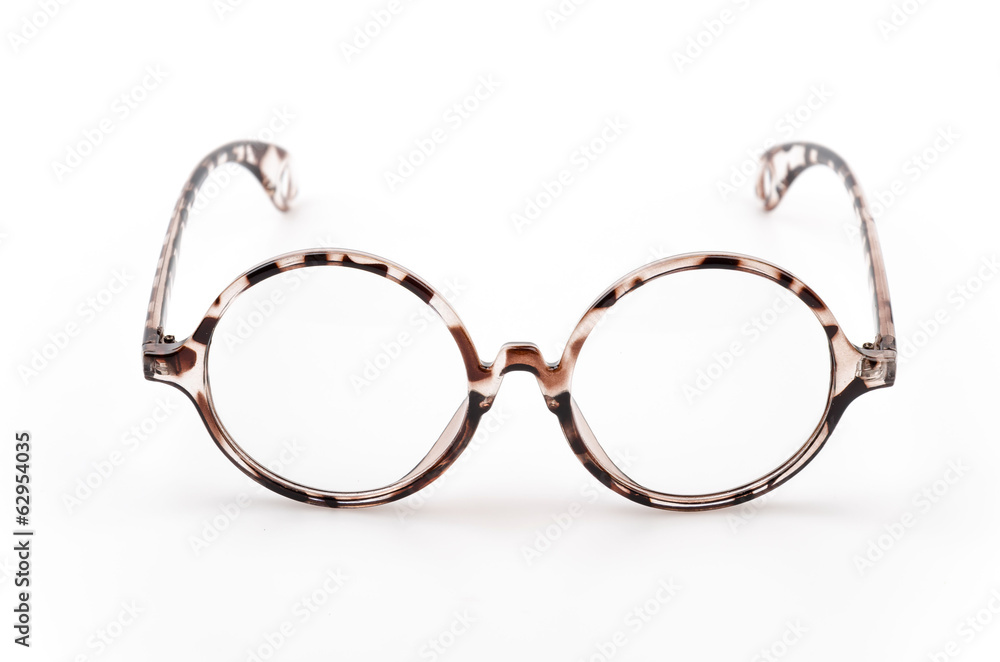 eyeglassses isolated white background eyeglassses isolated white background