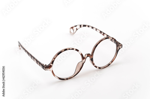 eyeglassses isolated white background