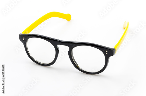eyeglassses isolated white background