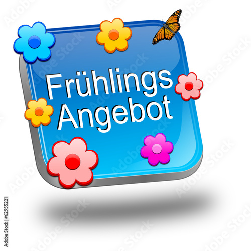 Frühlings Angebot Button