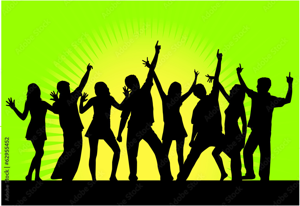 Dancing silhouettes Dancing silhouettes