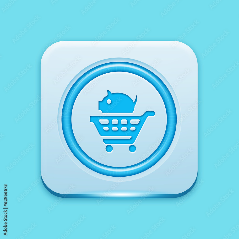 Blue icon edge light Blue icon edge light