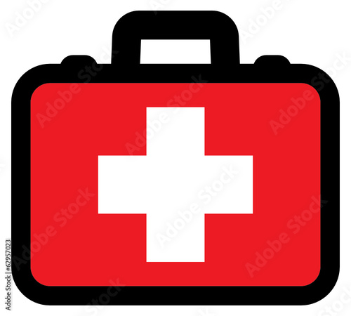 First aid box vector icon