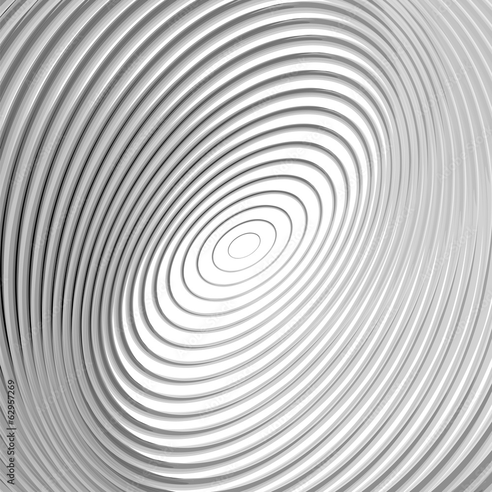 Design monochrome whirl circular motion background. Abstract str