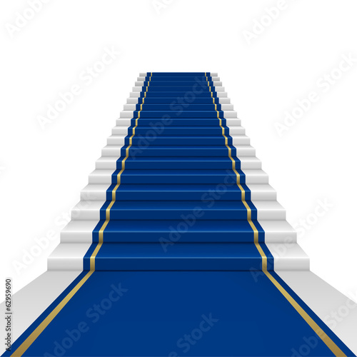 Blue carpet