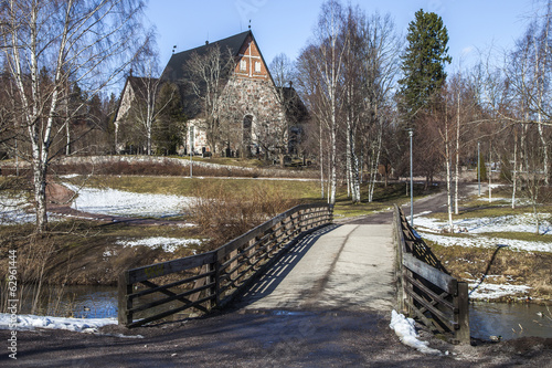 Espoo Cathedral in early spring