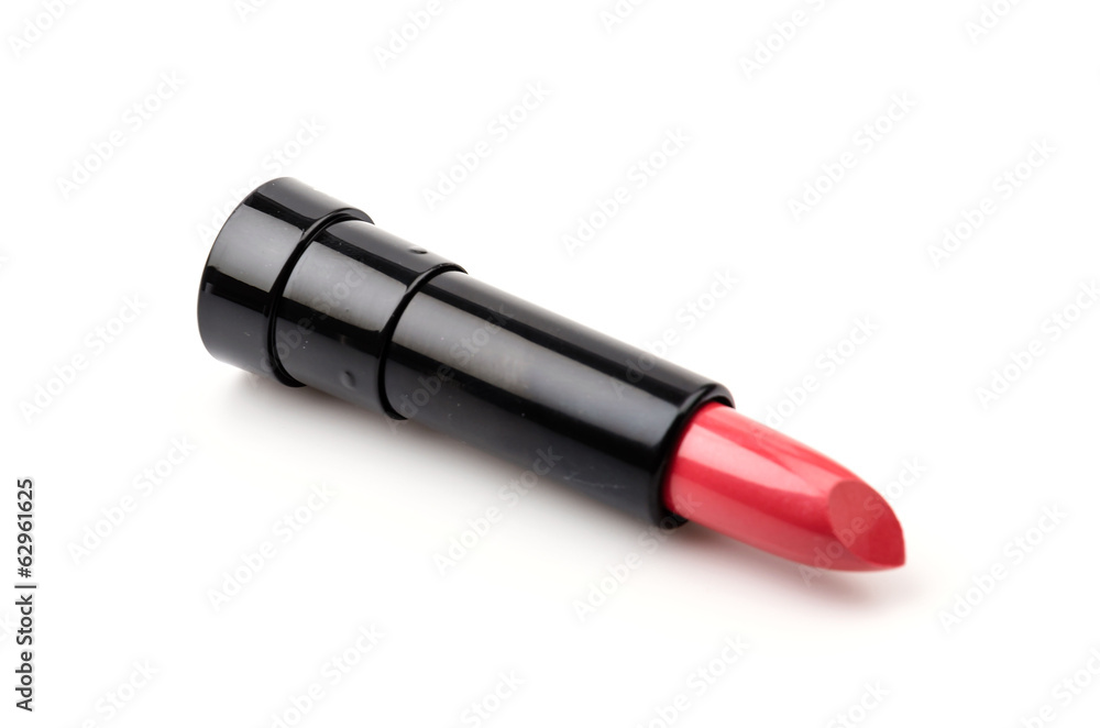 Lipstick isolated white background