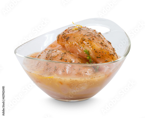 spiced Chicken in marinade