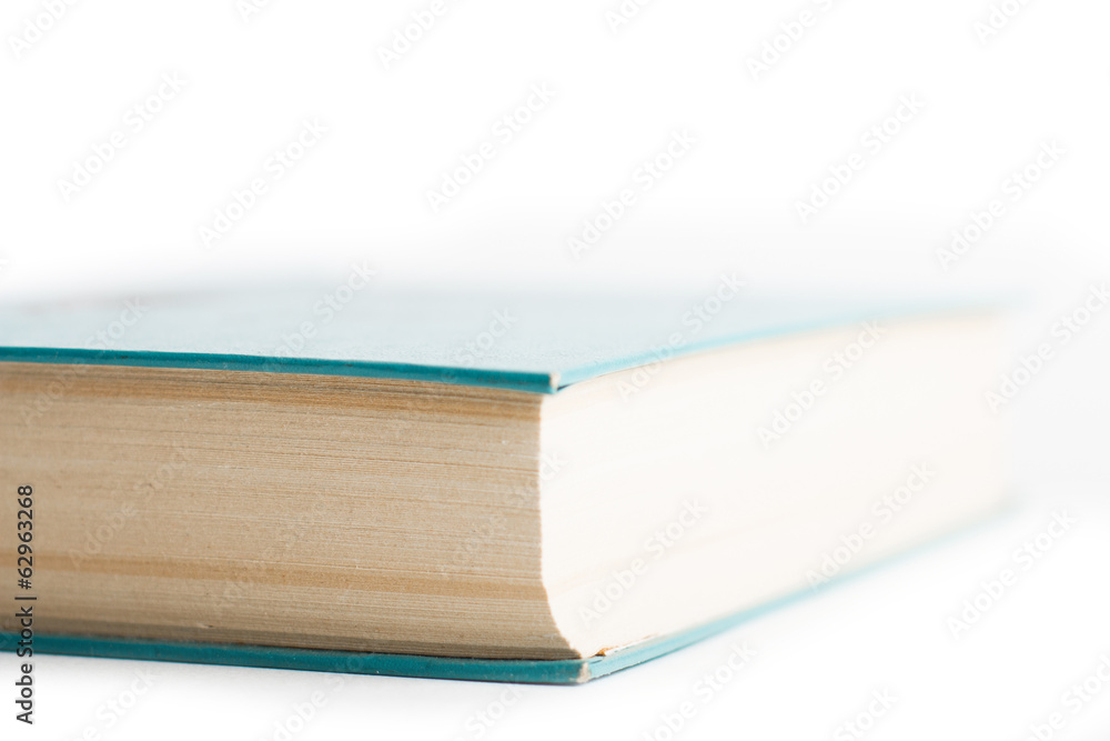Fototapeta premium Isolated closed book with a few bookmarks