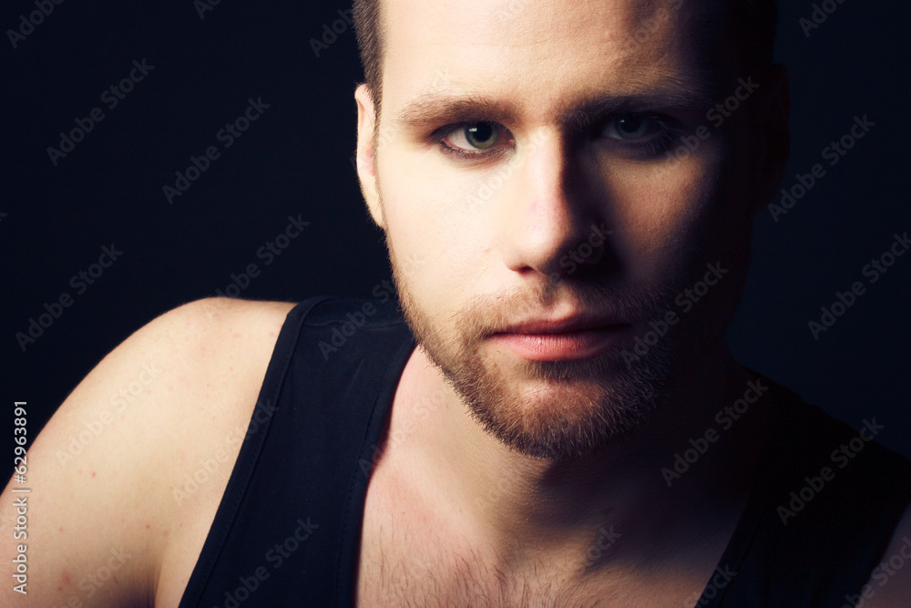 Portrait of handsome stylish man Portrait of handsome stylish man