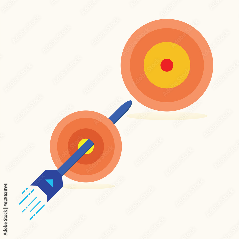 Next targets,business concept. Next targets,business concept.