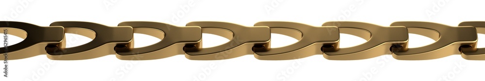 Obraz premium realistic 3d render of chain