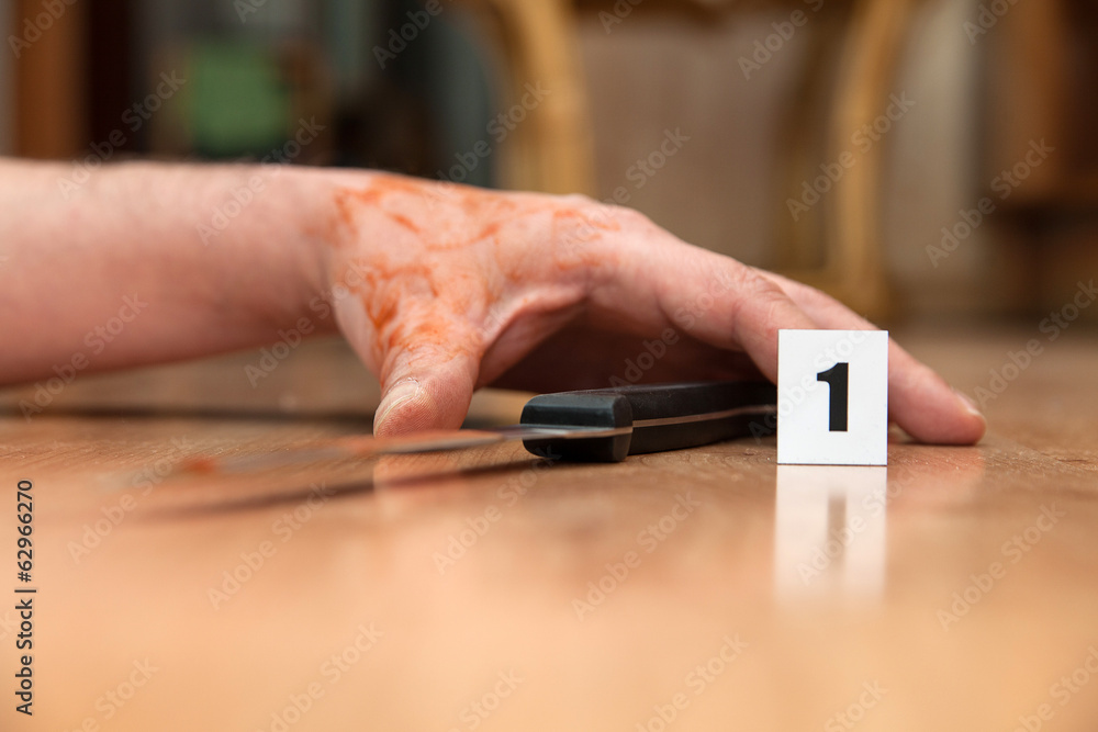 Scene of a suicide victim. Scene of a suicide victim.