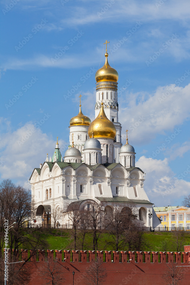 Moscow Kremlin, Ivan Velikogo's belltower in  spring