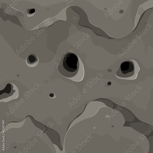 Mountain Stone Or Rock Relief