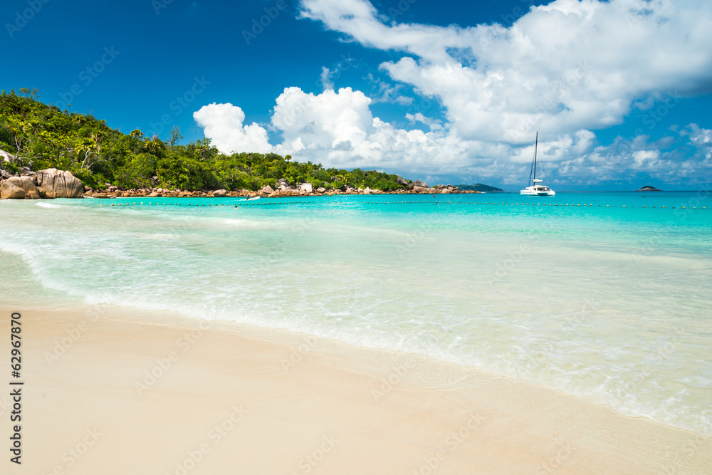 Fototapeta premium Anse Lazio beach, Praslin island, Seychelles