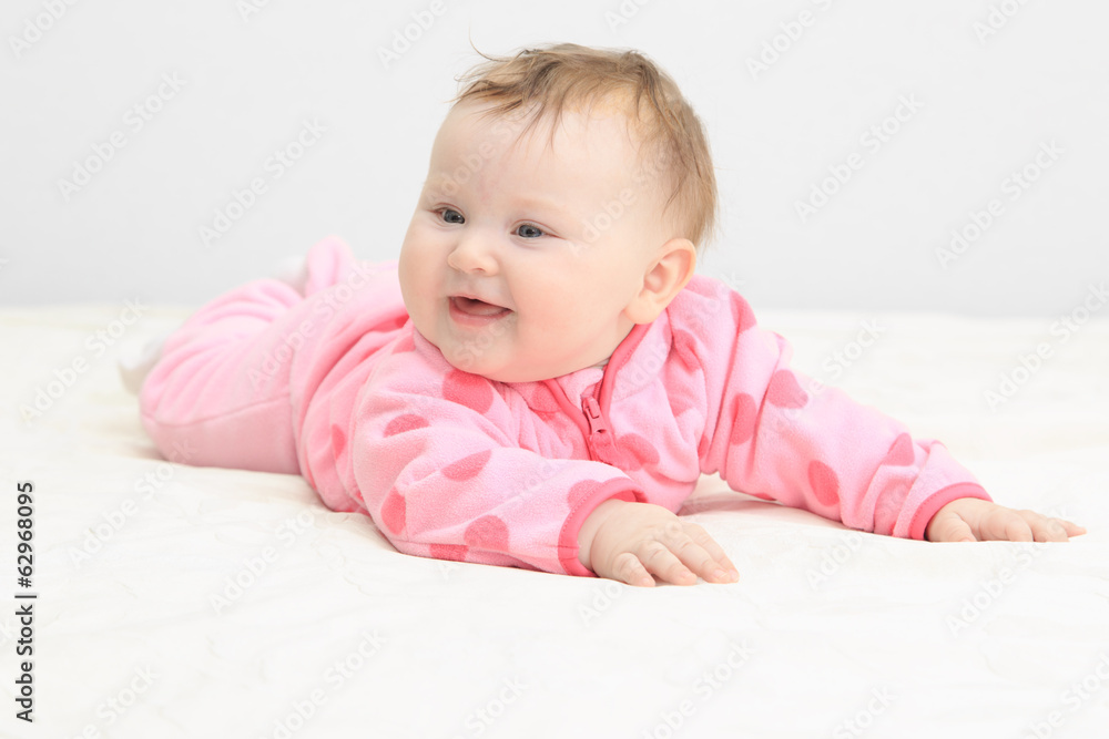 portrait of cute newborn baby girl portrait of cute newborn baby girl
