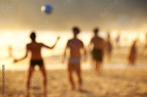 Brazilians Playing Altinho Keepy Uppy Futebol Beach Football