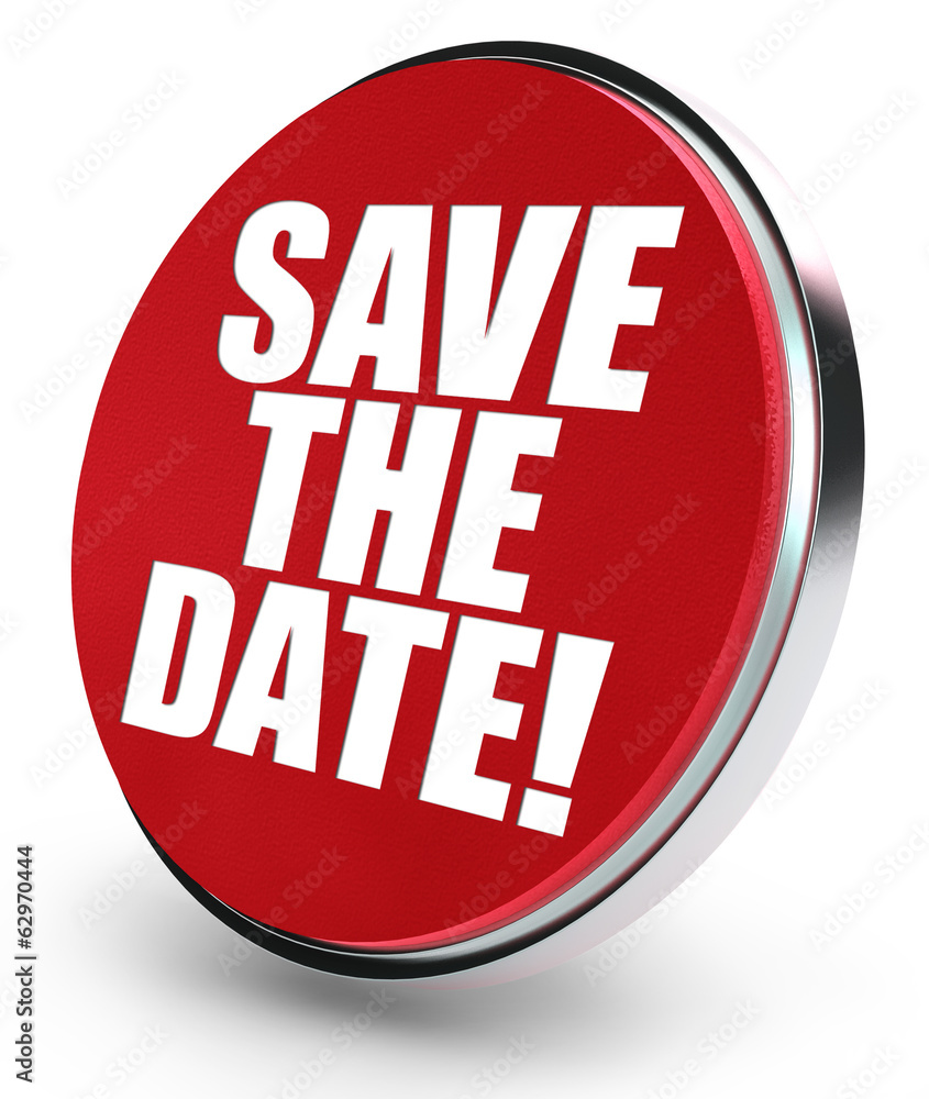 Save the Date! Button, Icon Save the Date! Button, Icon