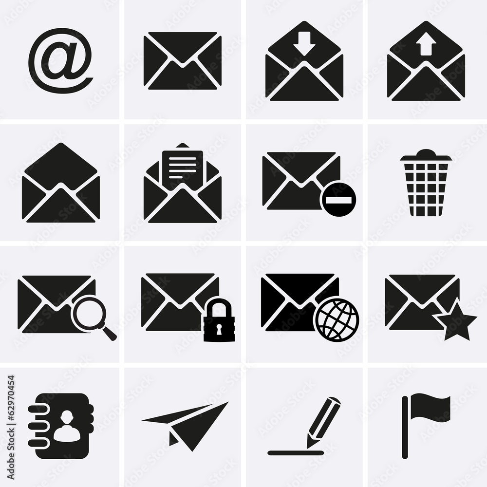Envelope, E-mail Icons Envelope, E-mail Icons