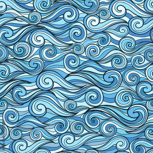 Sea waves pattern