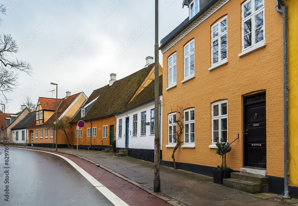 street in  Roskilde, Denmark
