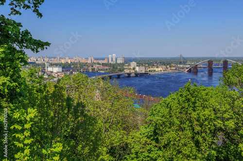 Panorama of Kiev, Ukraine.