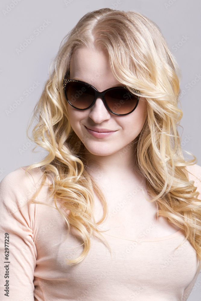 custom made wallpaper toronto digitalBlond girl with sunglasses