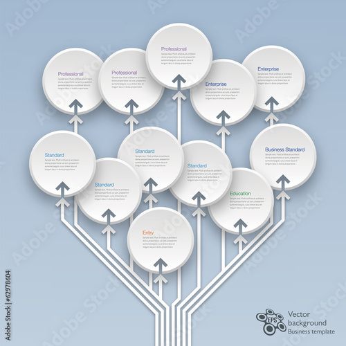 Infographics Arrow Tree #Vector