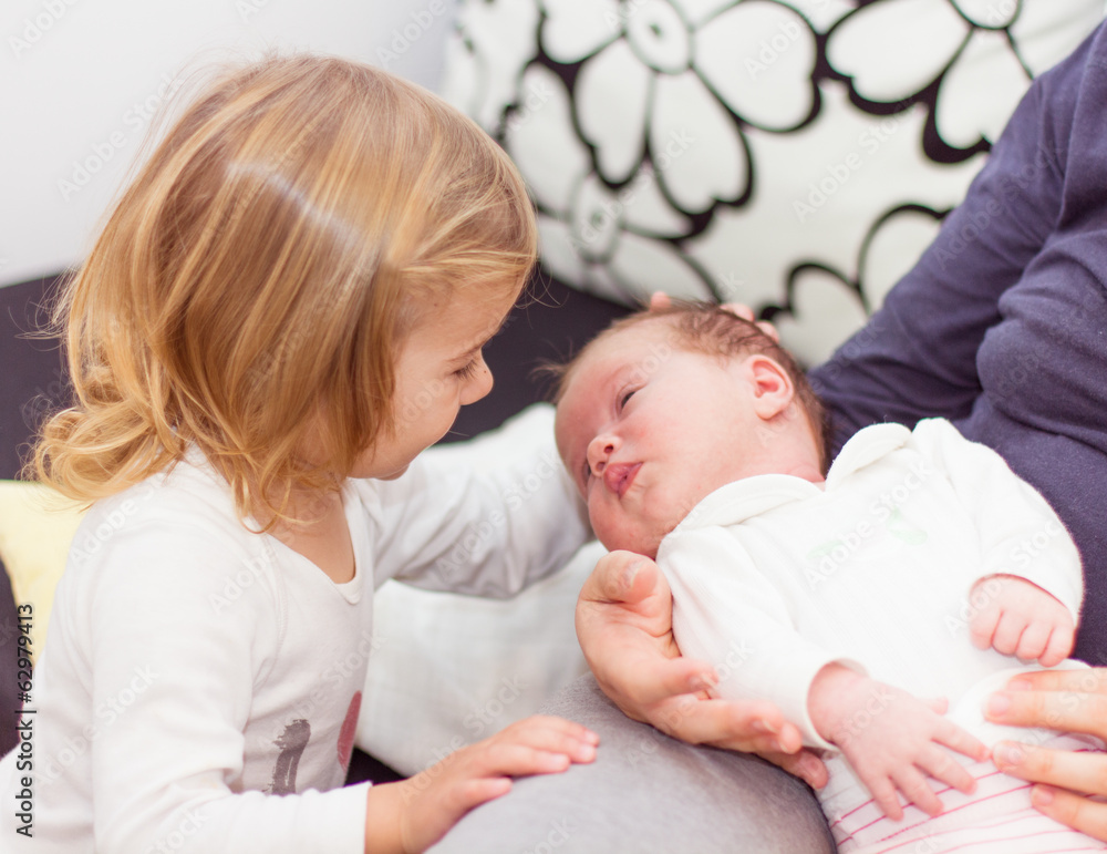Newborn baby at home Newborn baby at home