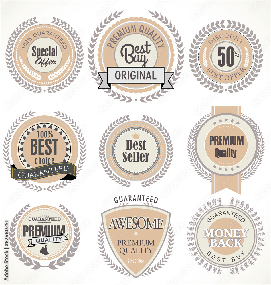 Premium quality labels Premium quality labels