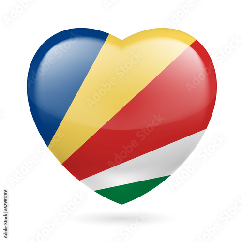 Heart icon of Seychelles Free Download Heart icon of Seychelles - GFXLoad
