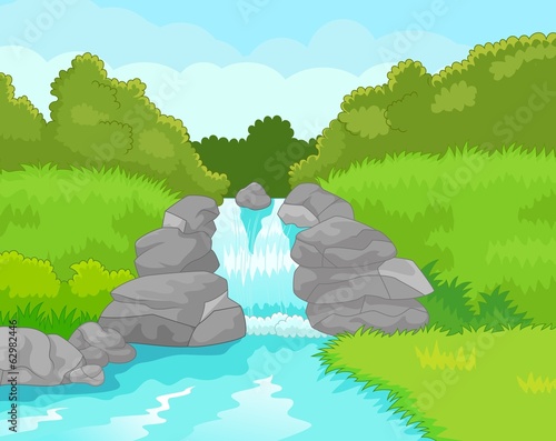 Beautiful waterfall